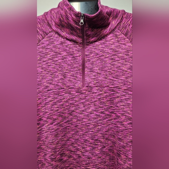 Columbia Women's Purple Quarter-Zip Pullover-Size XL - Picture 4 of 11